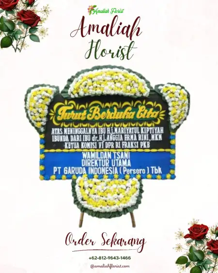 Papan Bunga Duka Tanjunganom